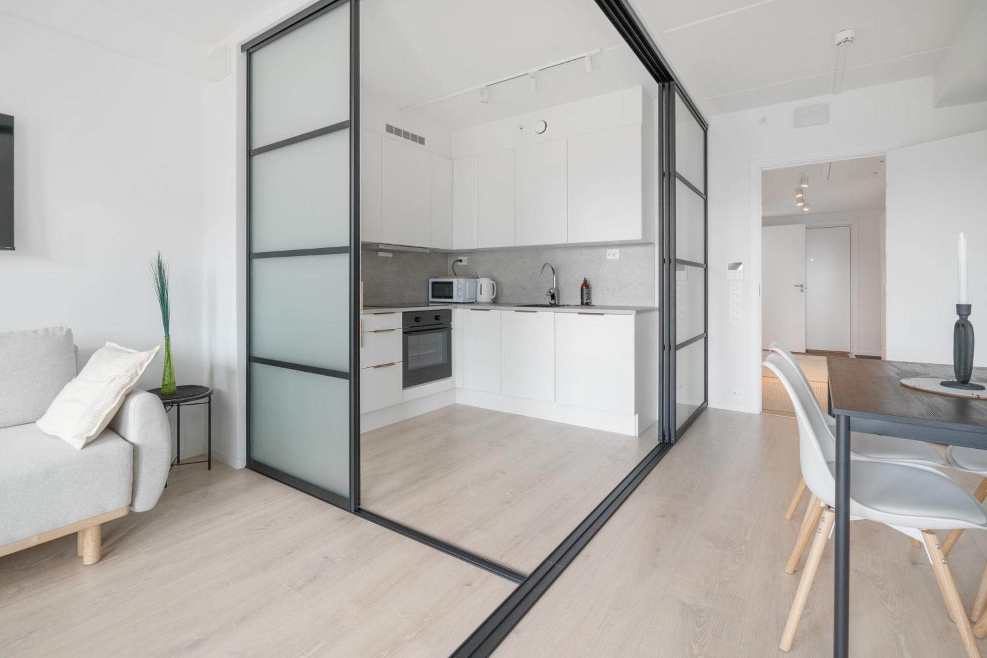 Sleek 1bd With Sea View Appartamento Tromsø